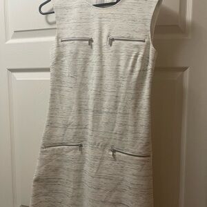 Banana Republic Cream Sleeveless Mini Dress
